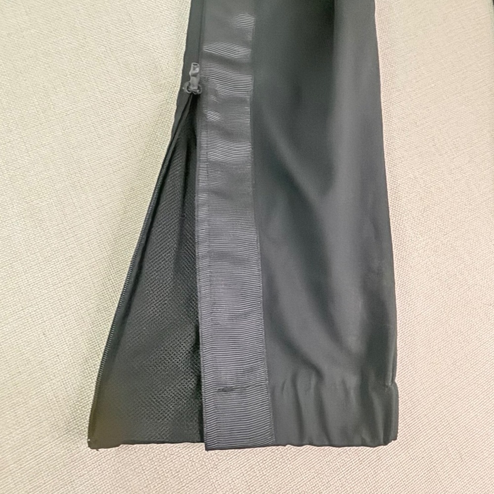 Zara Man Black Side Stripe Jogger Pants Ankle Zip Tapered Trouser Size L 32 - Picture 5 of 11